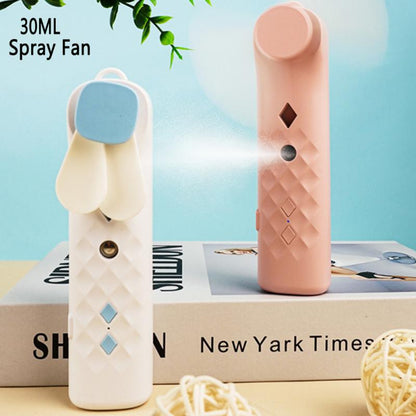 2-in-1 Portable Mini Fan and Hydrating Spray Humidifier
