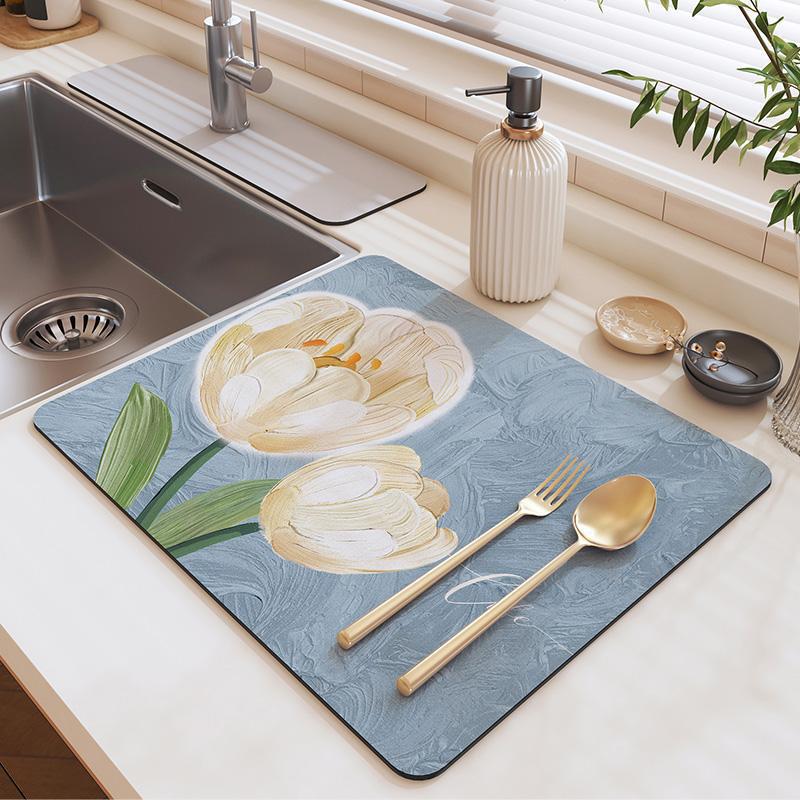 Quick-Dry Heat-Resistant Non-Slip Kitchen Mat